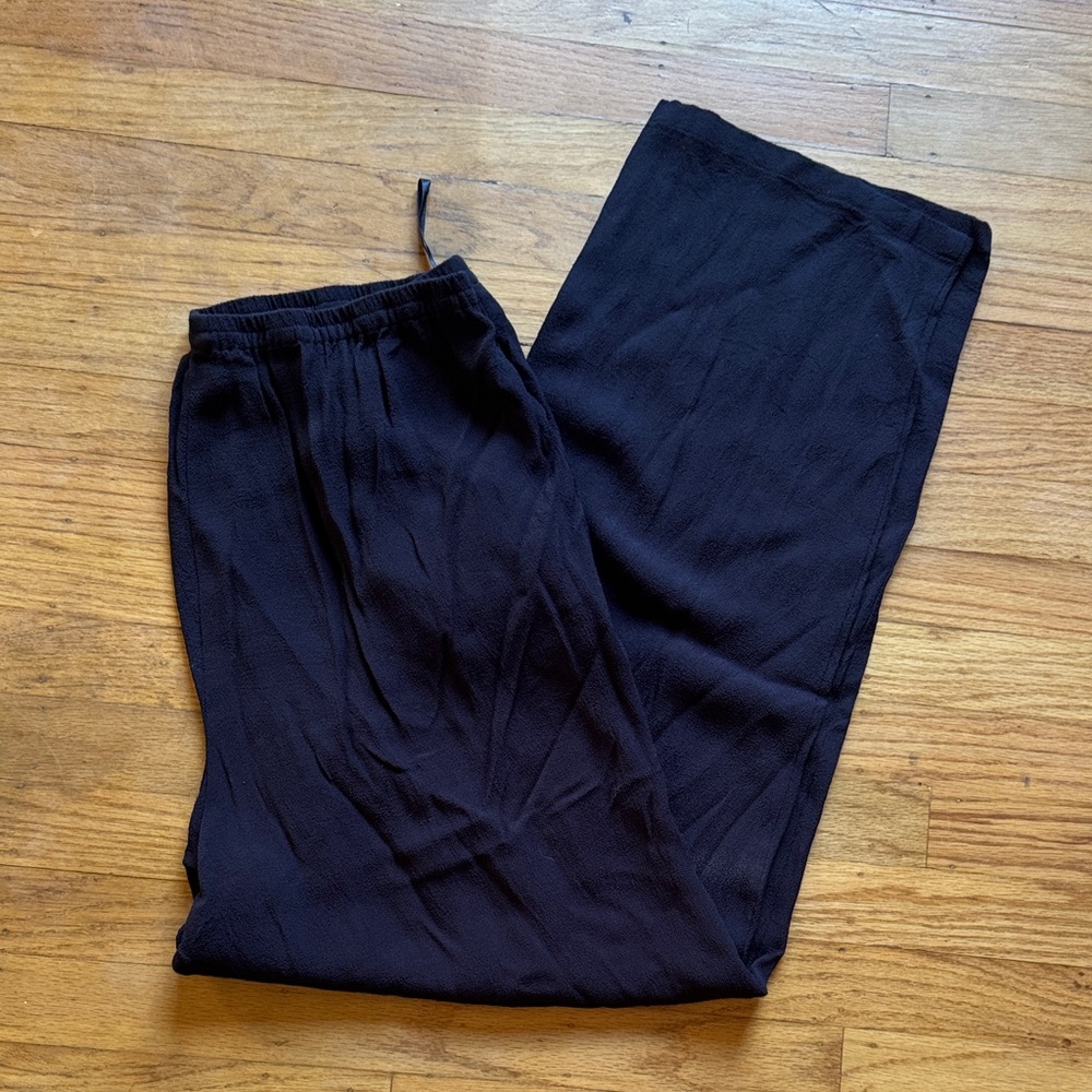 Eileen Fisher Navy Rayon Pants